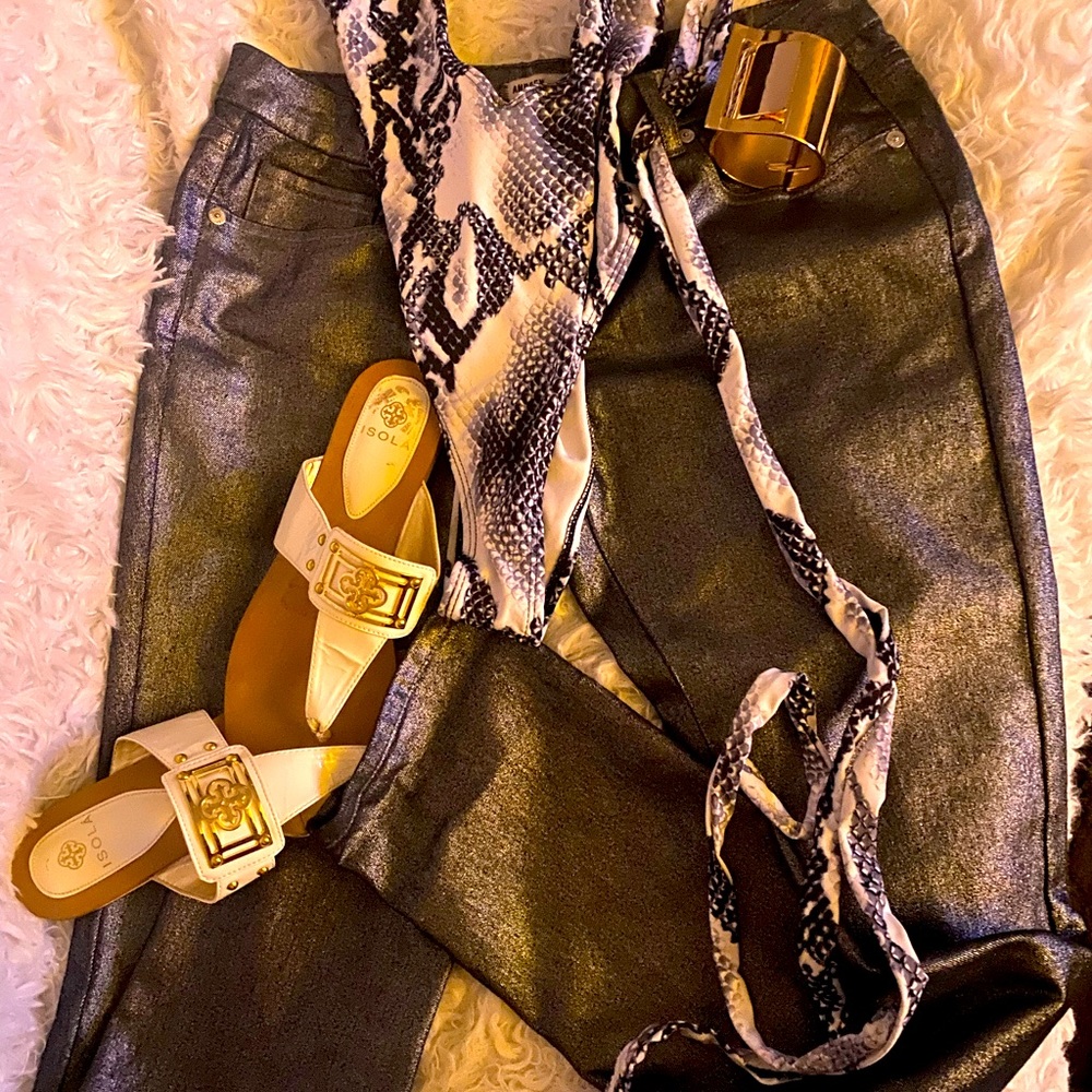 Awesome shiny jeans